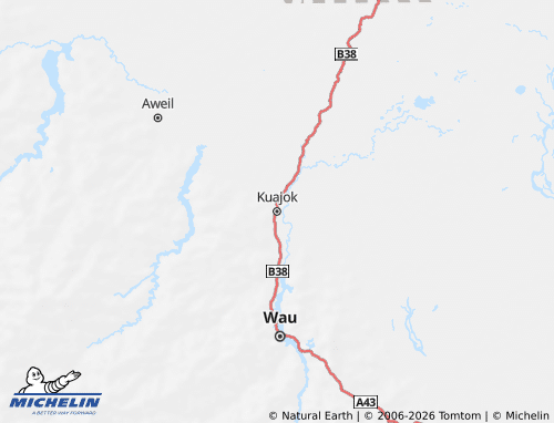 Kaart MICHELIN Warab - ViaMichelin