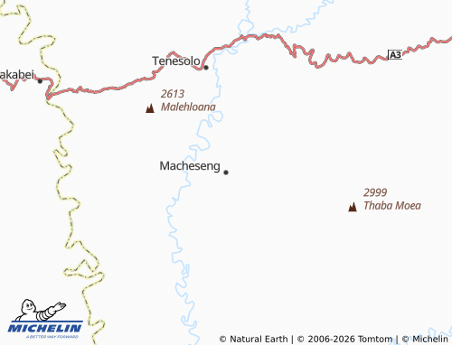 Carte MICHELIN Macheseng - ViaMichelin