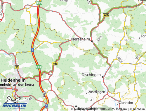MICHELIN Auernheim map - ViaMichelin