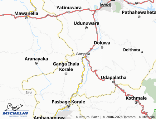 MICHELIN Godagama map - ViaMichelin