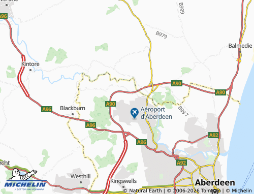 Carte MICHELIN Overton - ViaMichelin