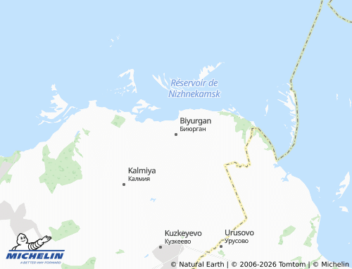 MICHELIN-Landkarte Biyurgan - ViaMichelin