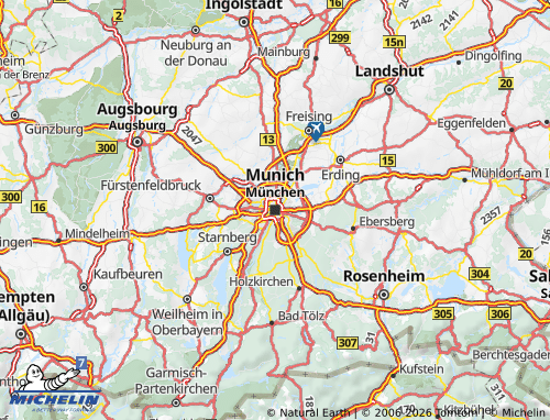 MICHELIN Bavaria map - ViaMichelin
