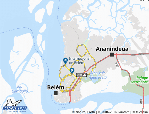 MICHELIN-Landkarte Bengui - ViaMichelin