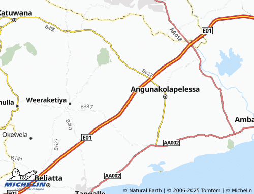 MICHELIN Daha Amuna map - ViaMichelin