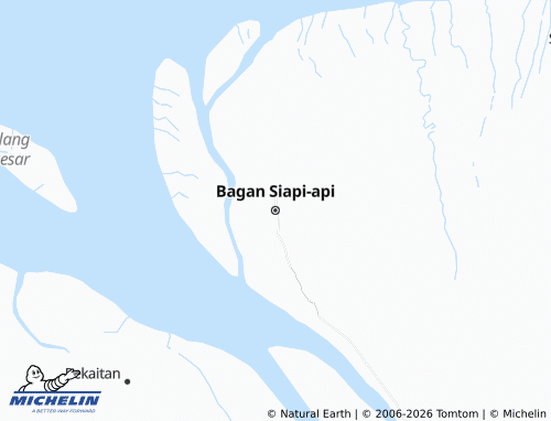 MICHELIN Bagan Siapi-api map - ViaMichelin