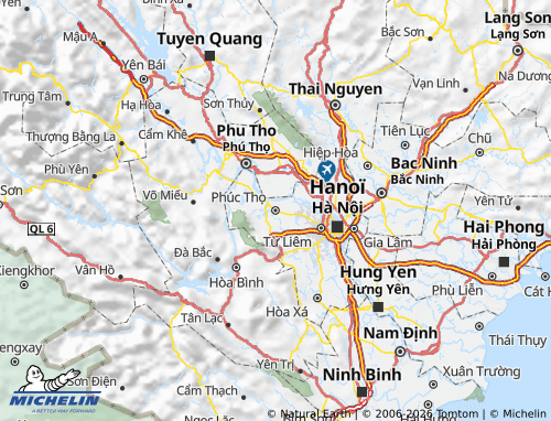 Mapa MICHELIN Phúc Thọ - ViaMichelin