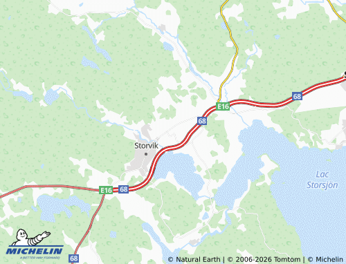 MICHELIN Västerberg map - ViaMichelin