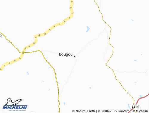 MICHELIN Bougou map - ViaMichelin