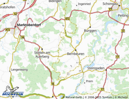 Kaart MICHELIN Günther - ViaMichelin