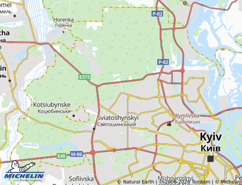 Mapa MICHELIN Podilskyi - ViaMichelin