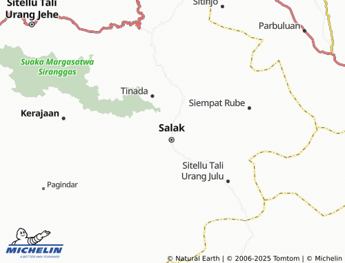 MICHELIN-Landkarte Salak II - ViaMichelin