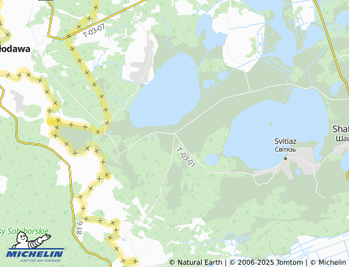 MICHELIN Zalissia map - ViaMichelin