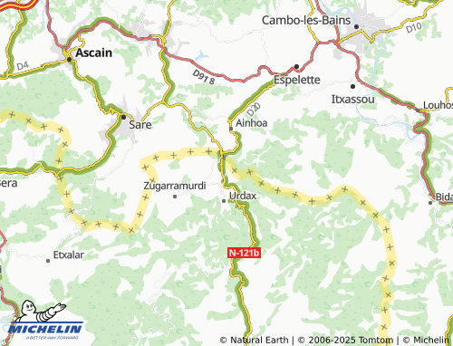 Mapa MICHELIN Landibar - ViaMichelin