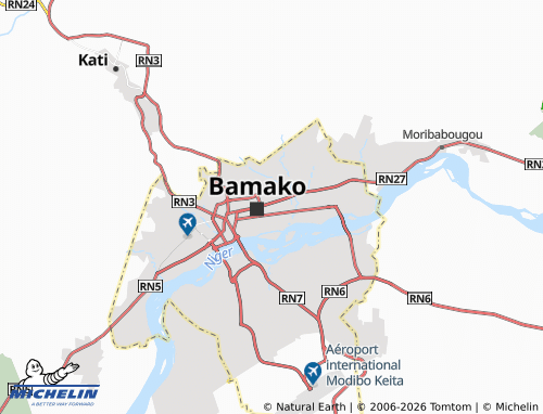 MICHELIN-Landkarte Bakaribougou - ViaMichelin