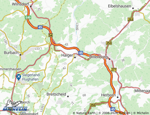 Mapa MICHELIN Haiger - ViaMichelin