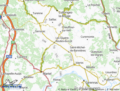 Mappa MICHELIN Condat - ViaMichelin