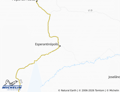 Mapa MICHELIN Esperantinópolis - ViaMichelin