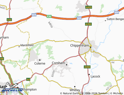 Mappa MICHELIN Biddestone - ViaMichelin