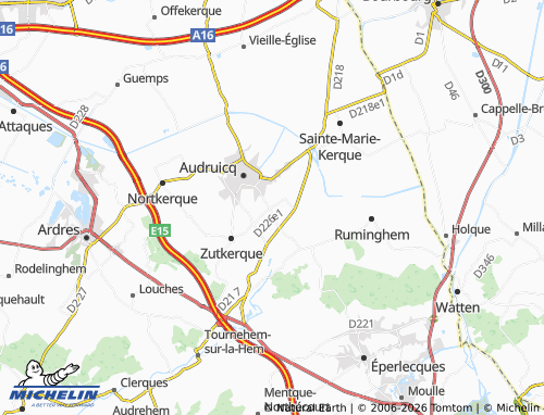 MICHELIN-Landkarte Ostove - ViaMichelin