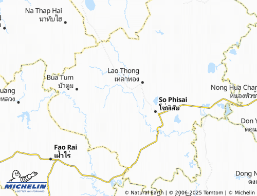 MICHELIN Nong Phan Tha map - ViaMichelin