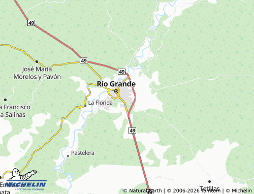 MICHELIN San Joaquín map - ViaMichelin