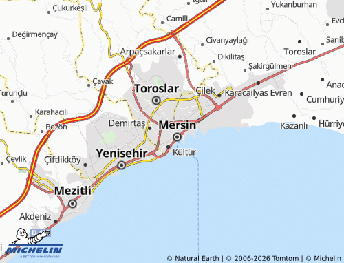 Mappa MICHELIN Mesudiye - ViaMichelin