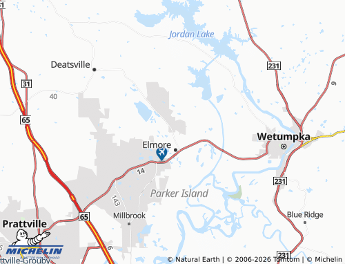 Carte MICHELIN North Elmore - ViaMichelin