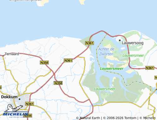 Carte MICHELIN Eanjum - ViaMichelin