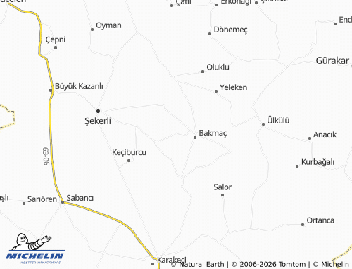 Mapa MICHELIN Atmaca - ViaMichelin