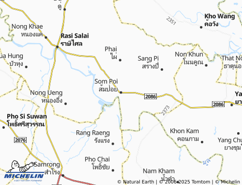 MICHELIN Som Poi map - ViaMichelin