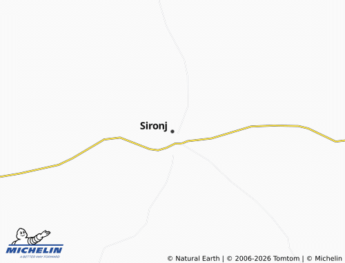 Mappa MICHELIN Sironj - ViaMichelin
