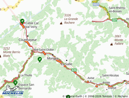 MICHELIN Morge map - ViaMichelin