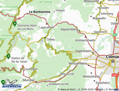 Mapa MICHELIN Labaroche - ViaMichelin