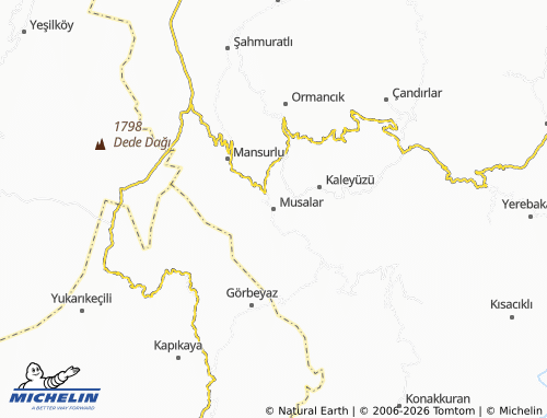 Mappa MICHELIN Musalar - ViaMichelin