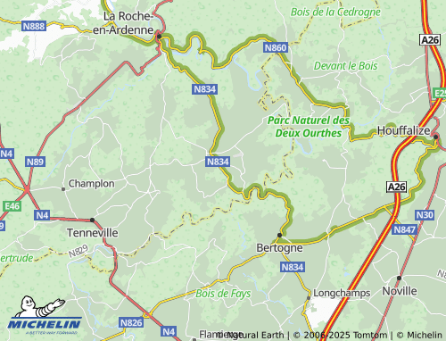 MICHELIN Floumont map - ViaMichelin