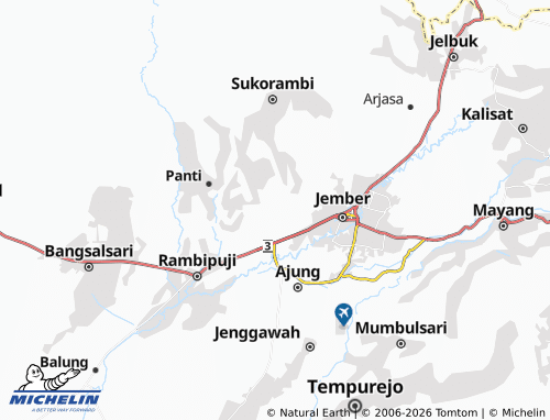 Mapa MICHELIN Dukuh Mencek - ViaMichelin