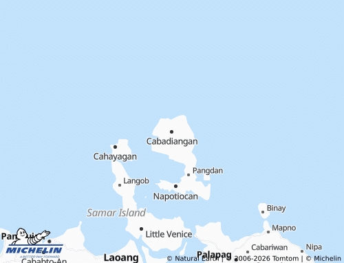Mappa MICHELIN Cabadiangan - ViaMichelin