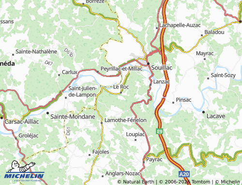 Mapa MICHELIN Le Roc - ViaMichelin