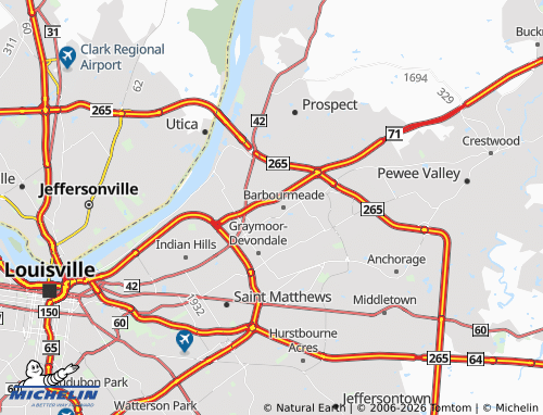 Mapa MICHELIN Spring Valley - ViaMichelin