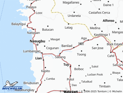 MICHELIN Tumalim map - ViaMichelin