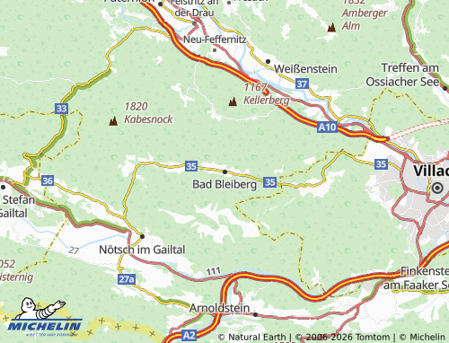 Mapa MICHELIN Bad Bleiberg - ViaMichelin