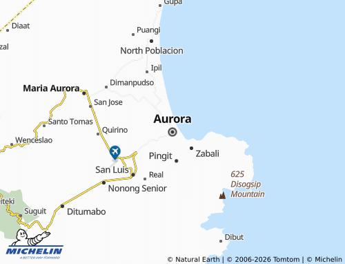 MICHELIN Aurora map - ViaMichelin