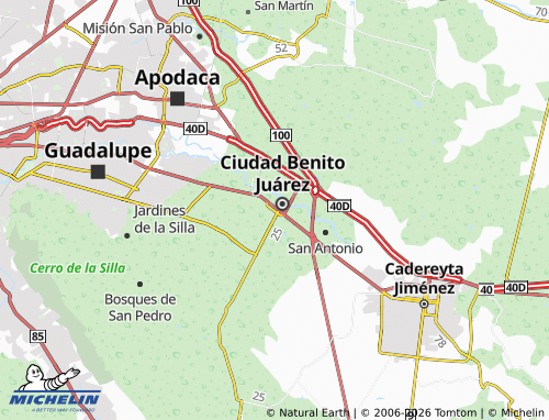 Mappa MICHELIN Haciendas de Juárez - ViaMichelin
