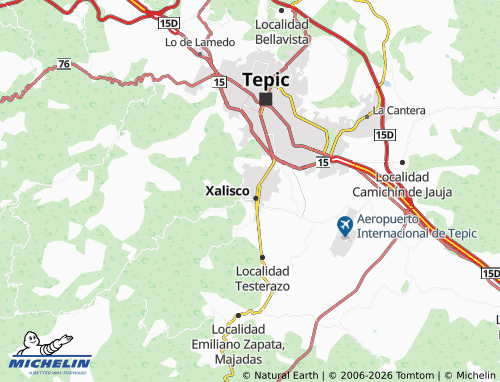 MICHELIN-Landkarte Tanuz - ViaMichelin
