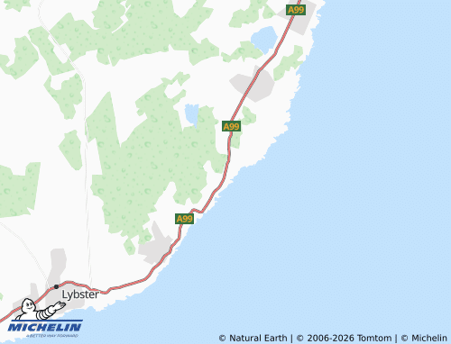 Carte MICHELIN Ulbster - ViaMichelin
