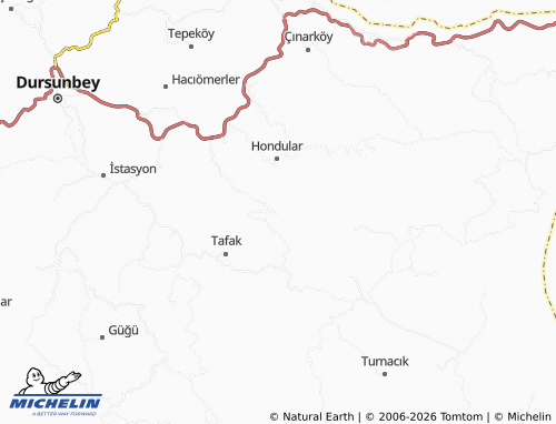 MICHELIN Akyayla map - ViaMichelin