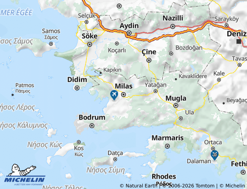 Mapa MICHELIN Milas - ViaMichelin