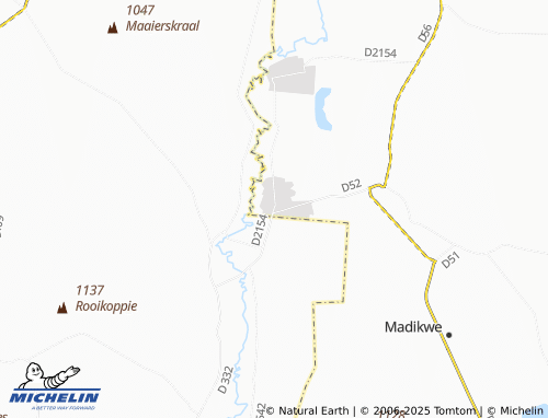 MICHELIN Koffiekraal map - ViaMichelin
