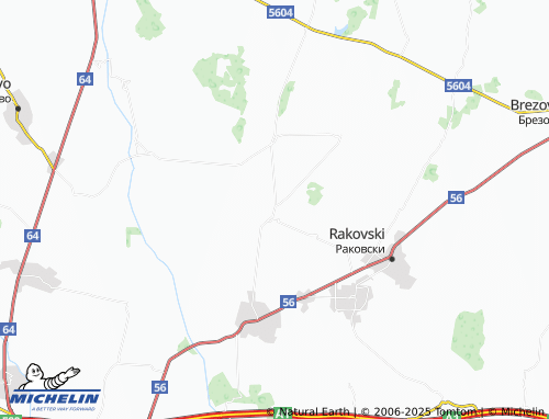 MICHELIN Momino selo map - ViaMichelin